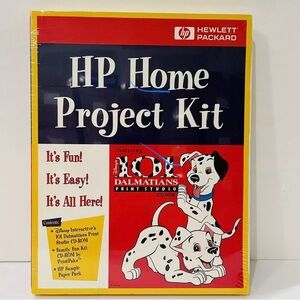 HP Home Project Kit 101 Dalmatians Print Studio CD-Rom Hewlett Packard Disney